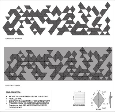 Screen elevation Drawing no 1
