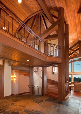 This Bridge connects the Master Suite to the Stair Tower