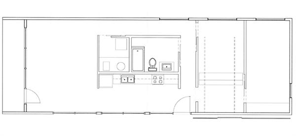 The floor plan.