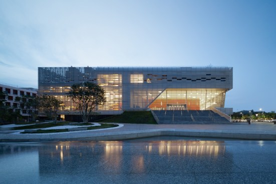 Main entrance on the south side