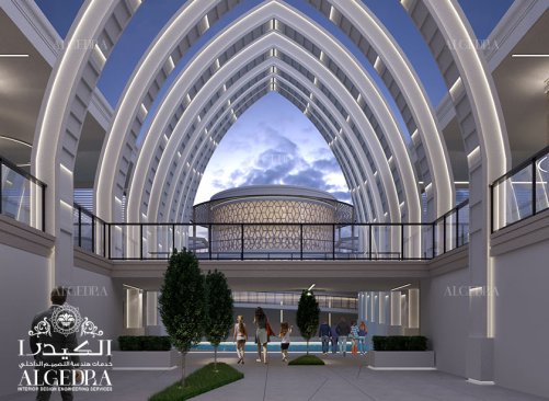 Exterior design of shopping mall