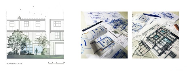 Façade and Sketches