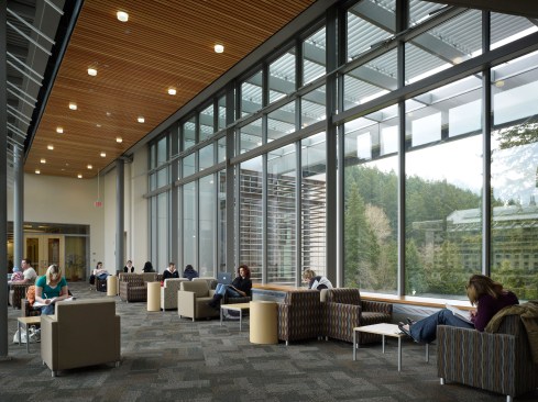 Architectural photography of the Academic Instructional Center (AIC) at Western Washington University. Clients: Coughlin Porter Lundeen, Dawson Construction, OPSIS Architecture and NAC Architecture. Photographed, 2009_04,03,04,07
© Benjamin Benschneider All Rights Reserved. Usage may be arranged by contacting Benjamin Benschneider Photography. E-mail: bbenschneider@comcast.net or phone 206-789-5973