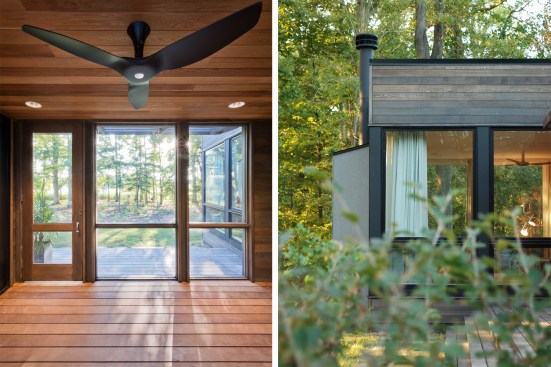 Screened porch & exterior detail