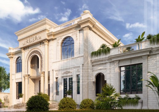 Classical Villa Exterior View 2