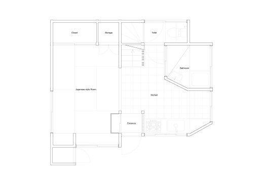 1st floor before the renovation