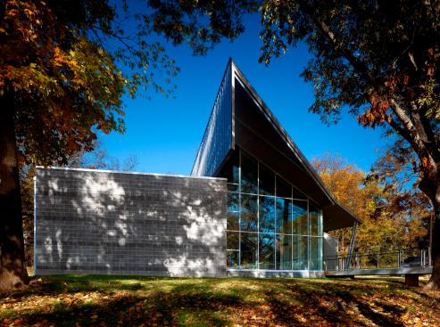 Lobby facing the residence