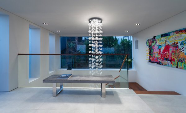 Hollywood Hills luxury home movie theater.