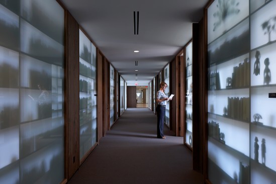 Faculty offices corridor