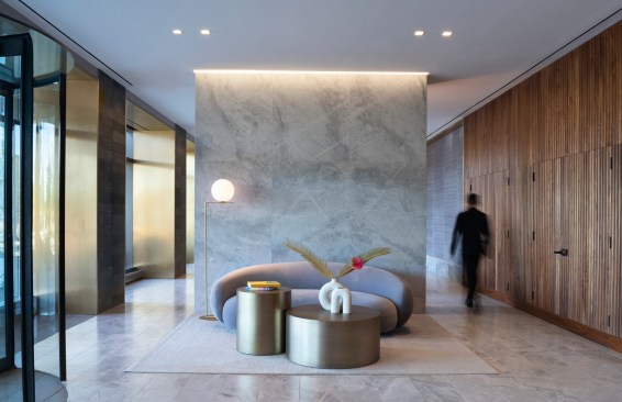 The lobby at 75 Park