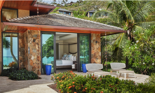 Cheemaun Beach Villa Master Bedroom Terrace by OBMI Architecture Firm