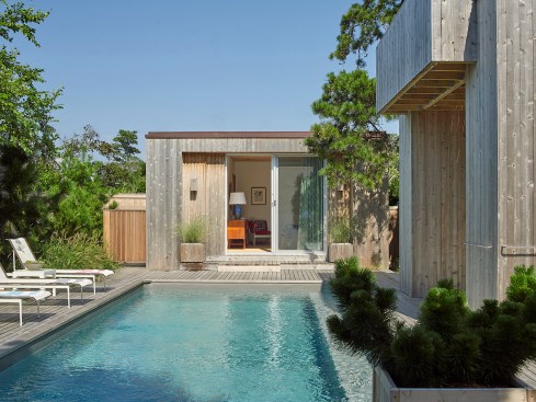 New guest house and pool