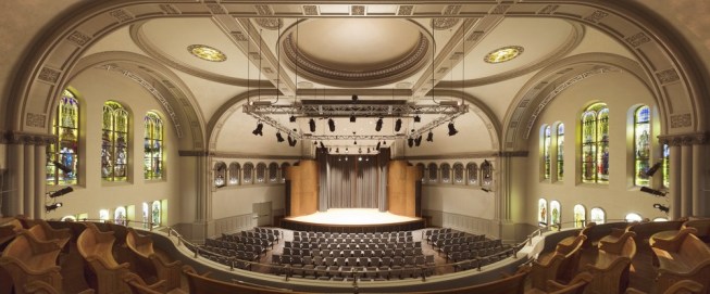 Stage as viewed from balcony.