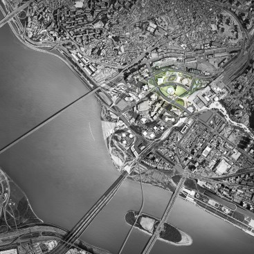 Master plan of the International Business Center.