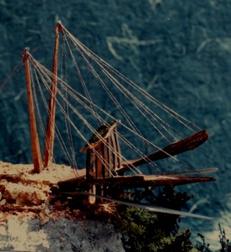 The Tragic side is scarified, to reveal a barren and desolate landscape