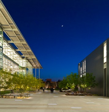 Courtyard looking West