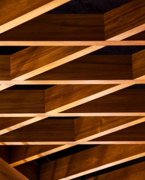 Overhead bar ceiling detail