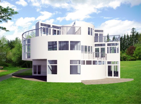 Fiberglass house