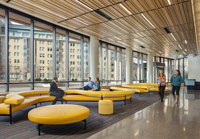 MassArt Student Residence Hall Lobby