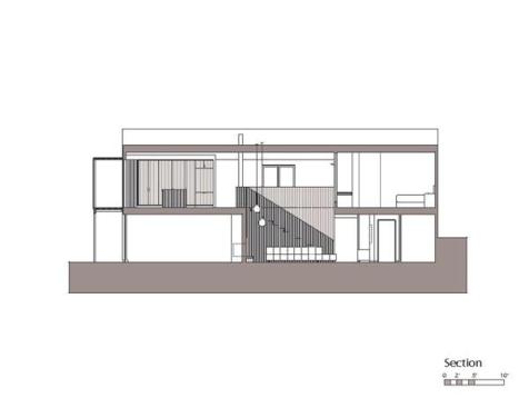 A section of the remodeled house.