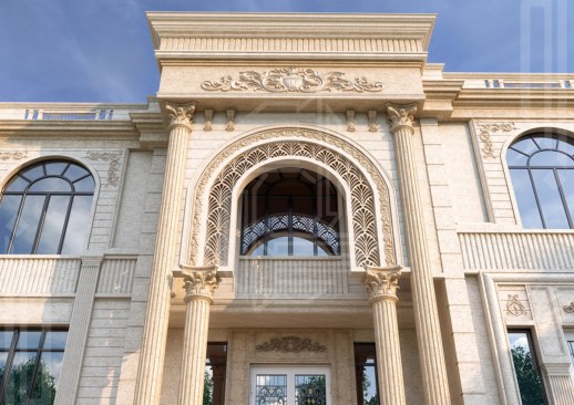 Classical Villa Exterior View 3