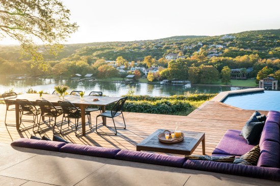 The Outdoor Living Space is a Stunning Belvedere from which to admire Unencumbered Vies