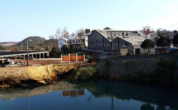 View from the river side