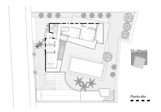 YS + 2 House, upper floor.
