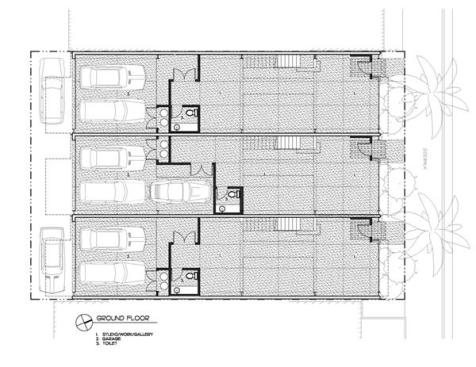 Abbot Kinney Lofts first-floor plans.
