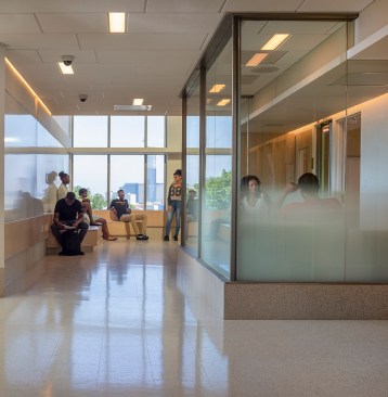 Typical projected shared teacher preparation office and collaboration alcove