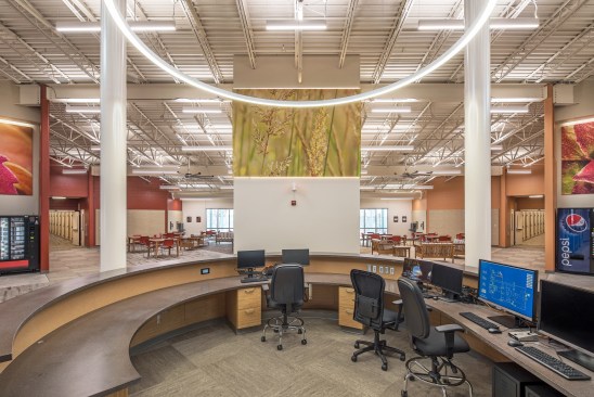 Dayroom and Staff Area - Nebraska Community Corrections Center