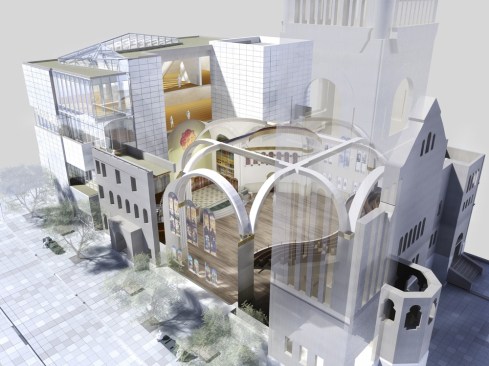 Rendering of theater.