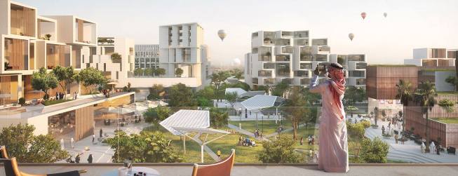 King Salman Park, 3D rendering