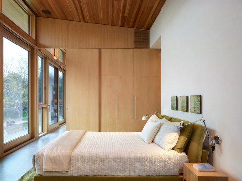 Sliding door of the bedroom