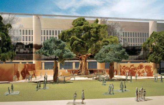 Eisenhower Memorial pedestrian experience