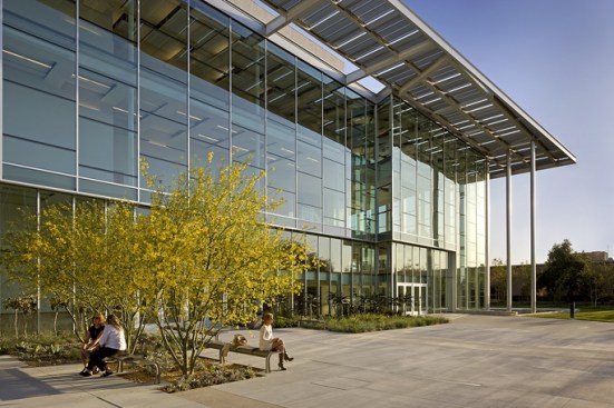 Courtyard towards North Lobby Entry