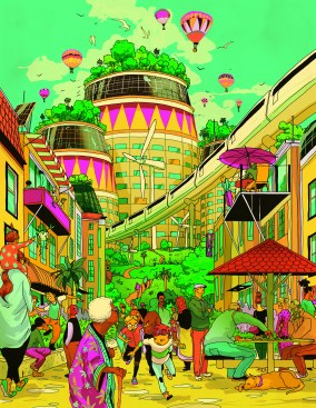 SPUR's four scenarios for the future development of the Bay Area.