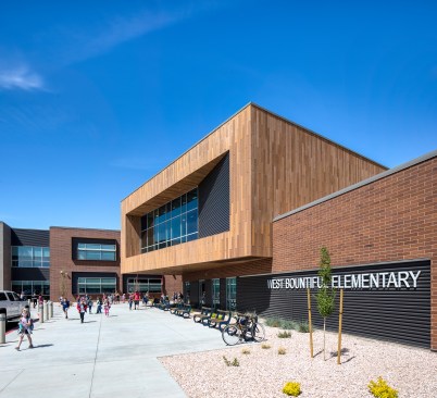 Materials were selected for the project that connected back the historical roots of the city.  Contemporary forms and careful attention to solar orientation created a unique school for the community
