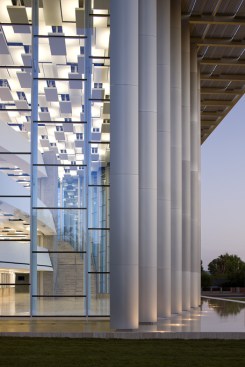Exterior Detail from North towards Lobby