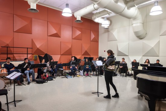 The Instrument Rehearsal Hall also serves as a venue for informal performances.