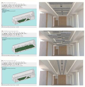 Implementation of material and form into reverberation time reduction
