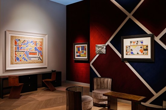TEFAF Maastricht booth designed by Tom Postma for Galerie Gmurzynska