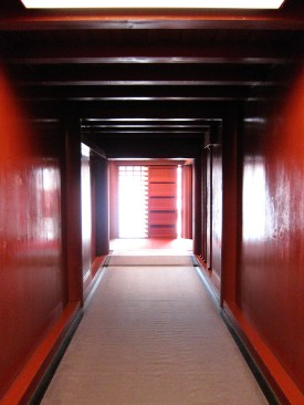 Internal corridor at Shuri Castle