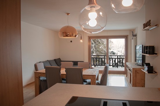 Kitchen + Living Room