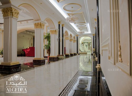 Palace hallway design