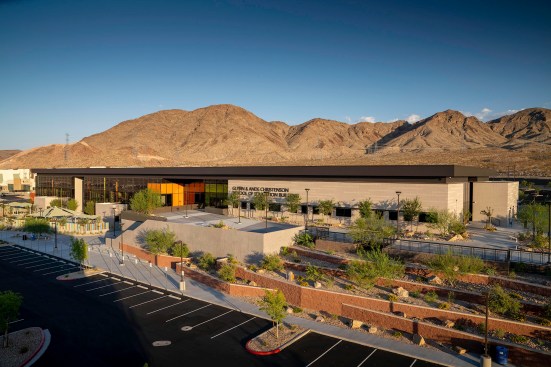 The 2-story 67,260 SF Nevada State College Glenn and Ande School of Education is the fourth building on this fast-growing campus in Henderson, NV.