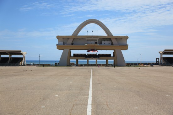 Independence Arch (1961) in Accra, Ghana, by Public Works Departments
