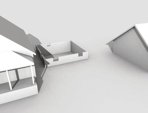 Demolish above-grade structure.