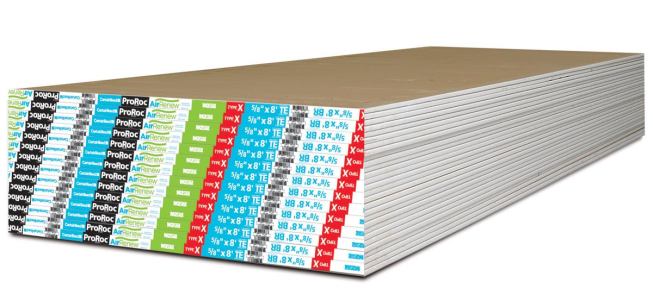 CertainTeed. According to the company, AirRenew gypsum board cleans the air by capturing indoor formaldehydes and other aldehydes and converting them into inert compounds that remain within the board. The drywall also includes the firm’s M2Tech, a water-resistant core and mold-resistant paper face that provide protection against moisture. www.certainteed.com. Booth #1439.