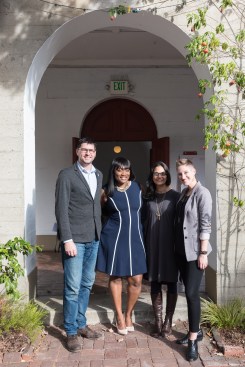 Thought leaders from the Aligning Workplace Values and Project Outcomes breakout (l to r): Shawn Hesse, Tiffany Brown, Shalini Agrawal, and Karen Robichaud